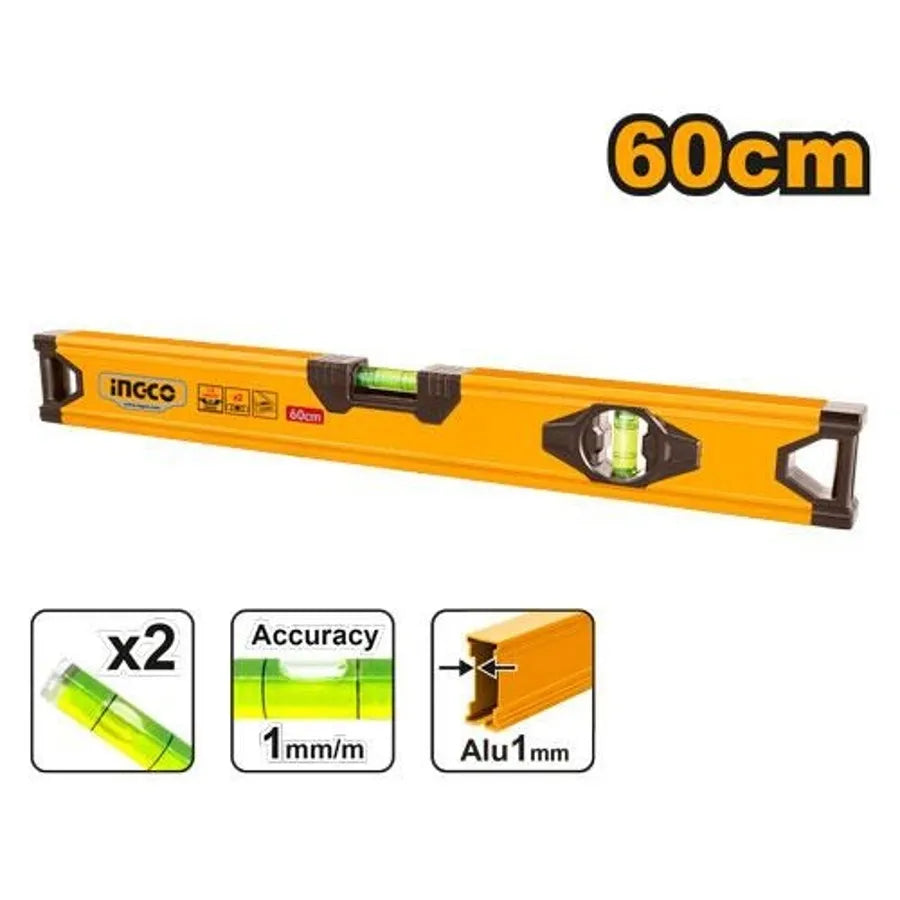 Spirit Level 60cm Aluminum - INGCO